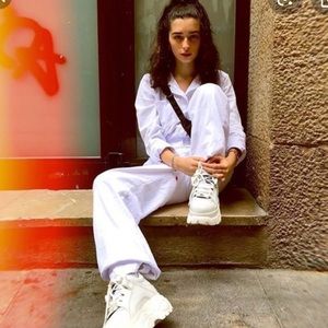 ❌SOLD❌ Brandy Melville white jumpsuit